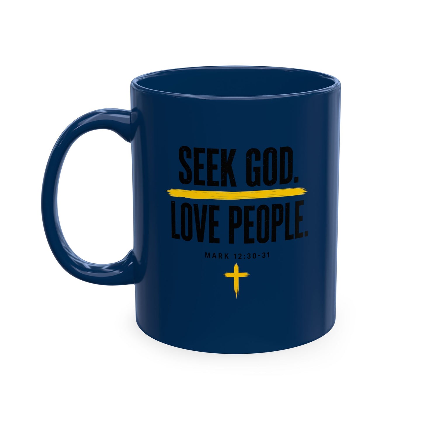 Seek God. Love People. – Stacked Color Mug – product image 12