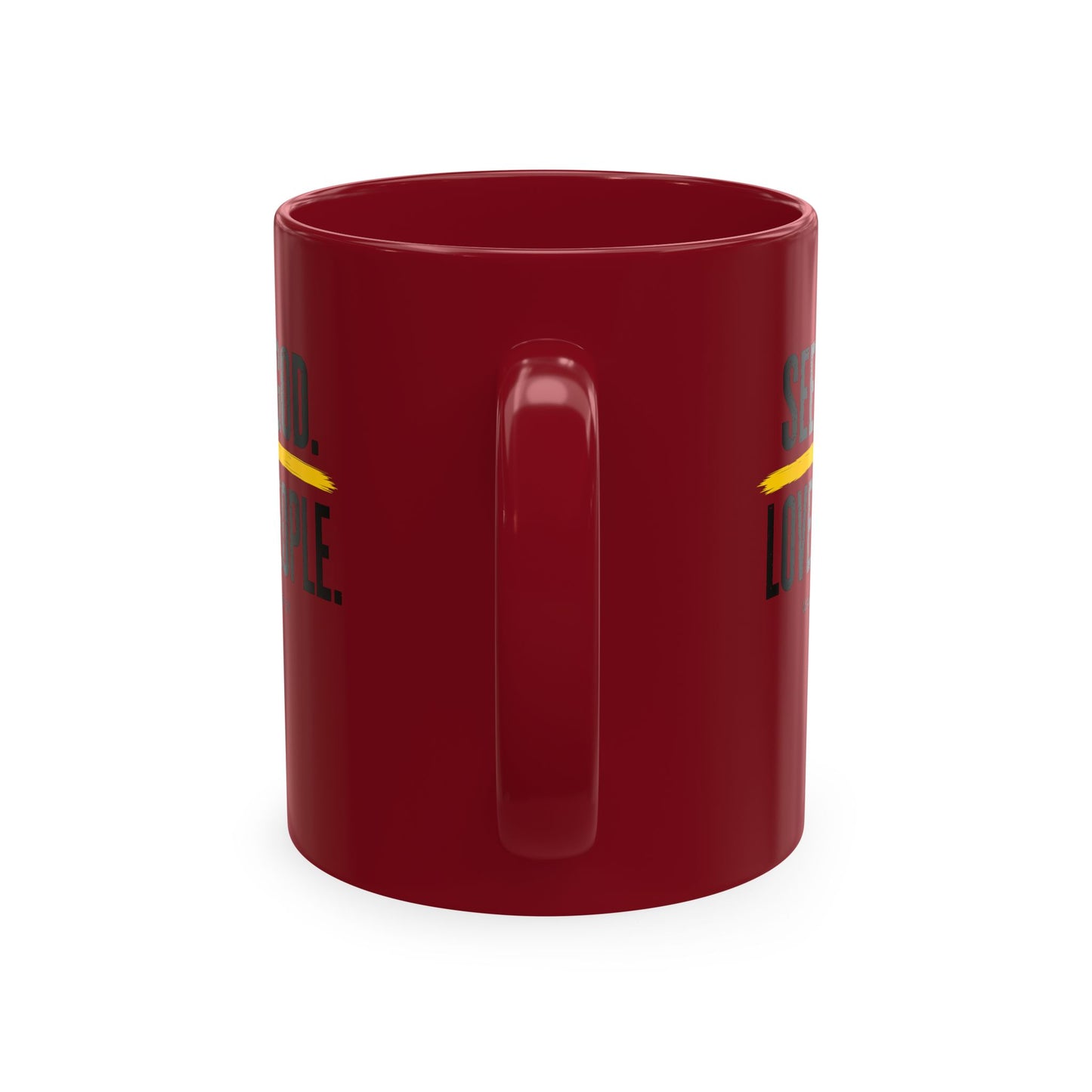 Seek God. Love People. – Stacked Color Mug – product image 11