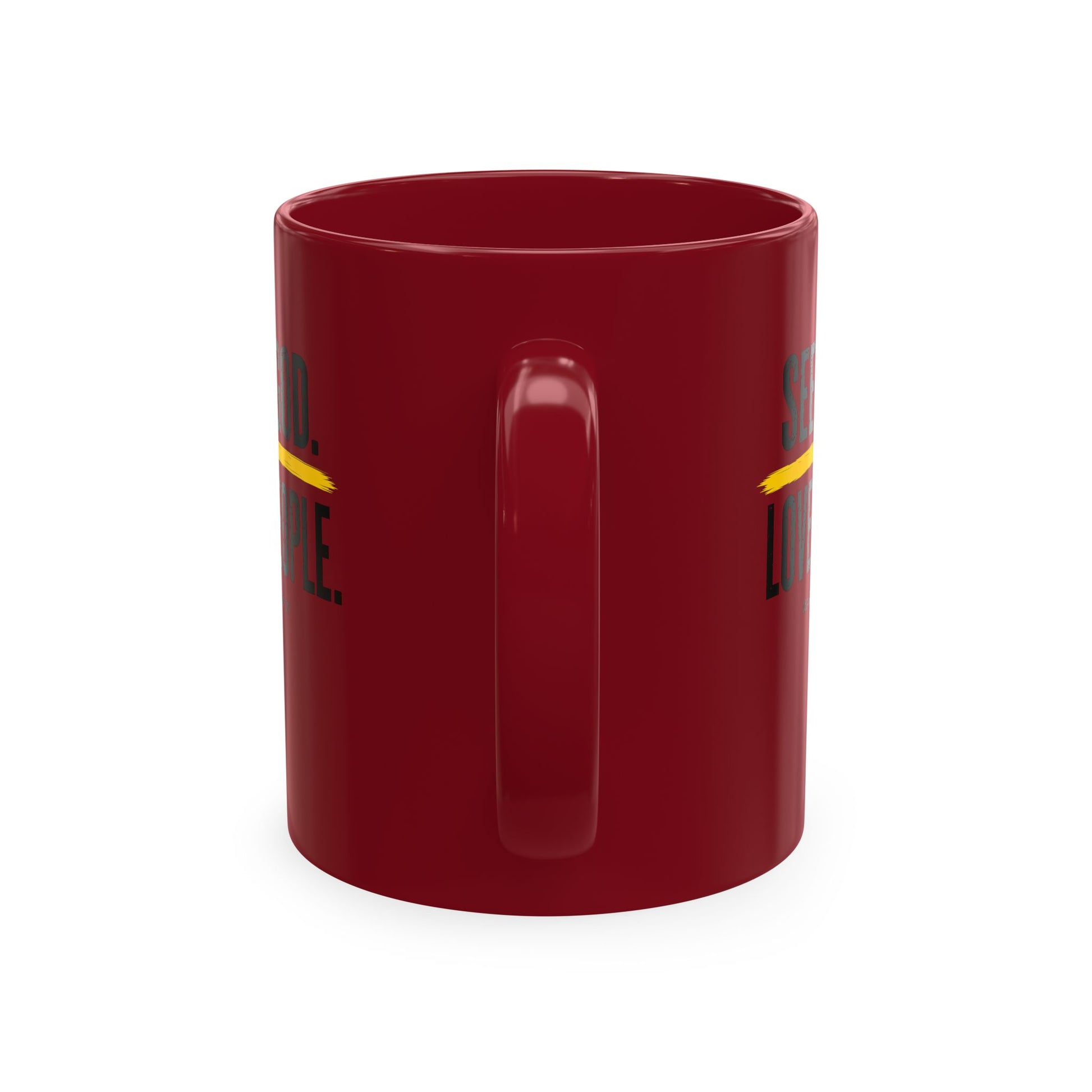 Seek God. Love People. – Stacked Color Mug – product image 11