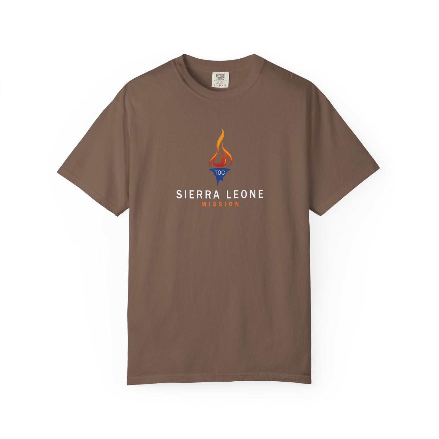 Sierra Leone Mission — Torch Emblem Tee (Comfort Colors)