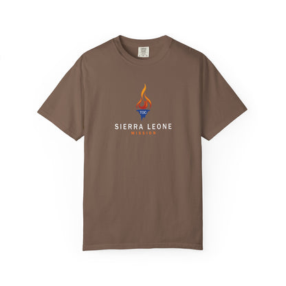Sierra Leone Mission — Torch Emblem Tee (Comfort Colors)
