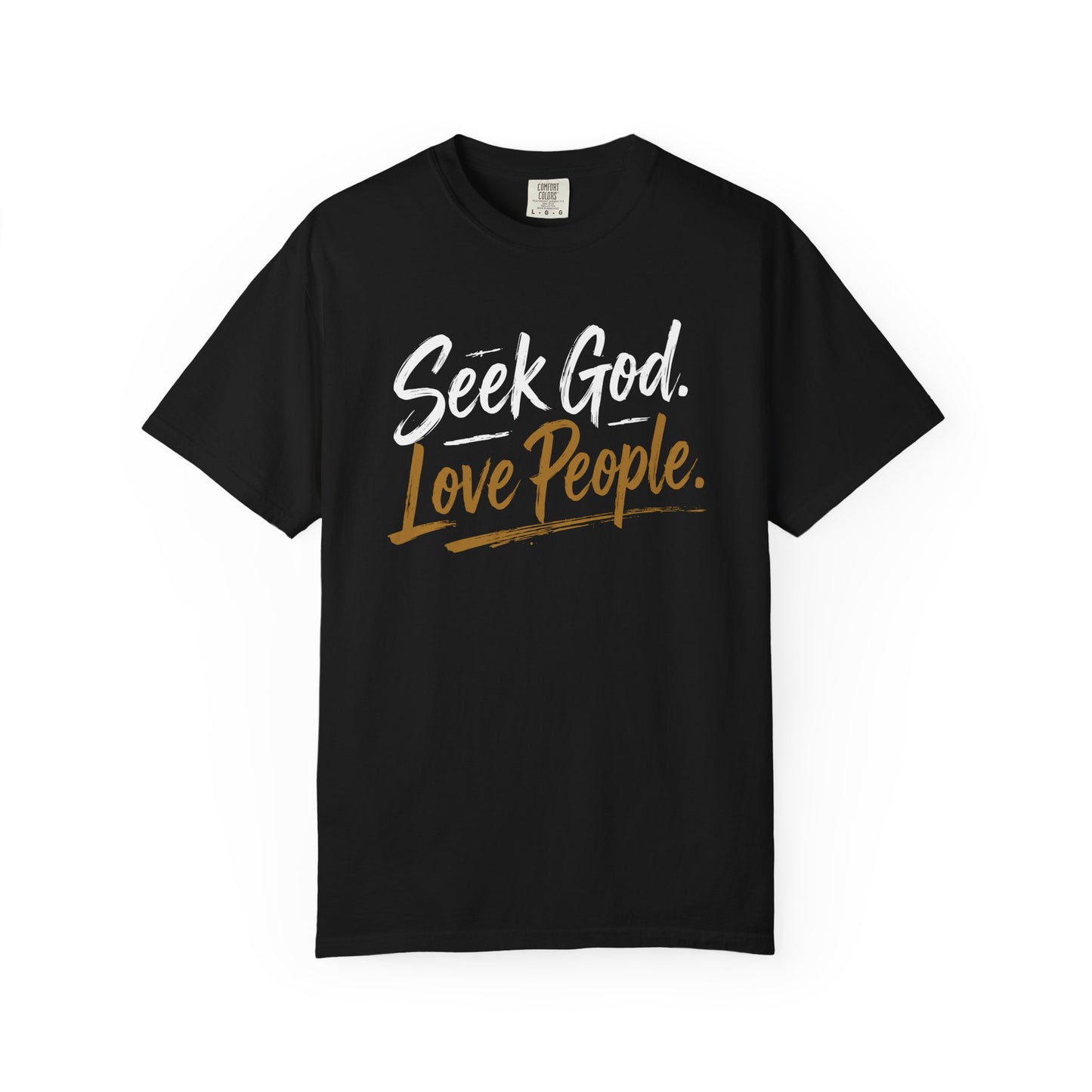 Seek God. Love People. – Script Tee (Comfort Colors) – product image 9