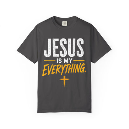 Jesus Is My Everything – Stacked Tee, Warm Palette (Comfort Colors) – product image 9