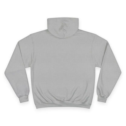 Seek God. Love People. — Stacked Champion Hoodie in Light Steel — alternate product view 2