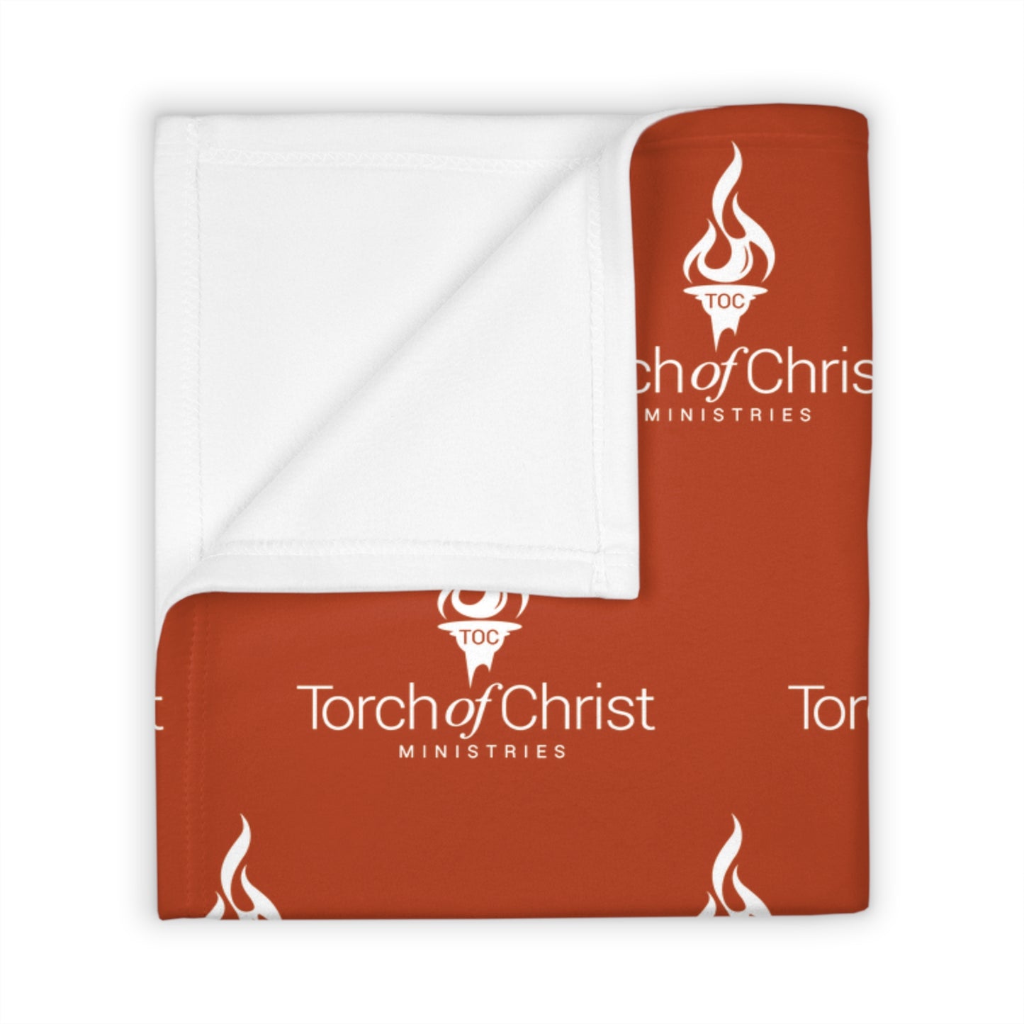 Torch Logo – Patterned Throw Blanket – product image 4