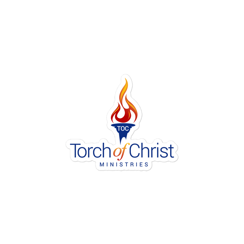 Torch Logo — Kiss-Cut Stickers by Torch of Christ Ministries