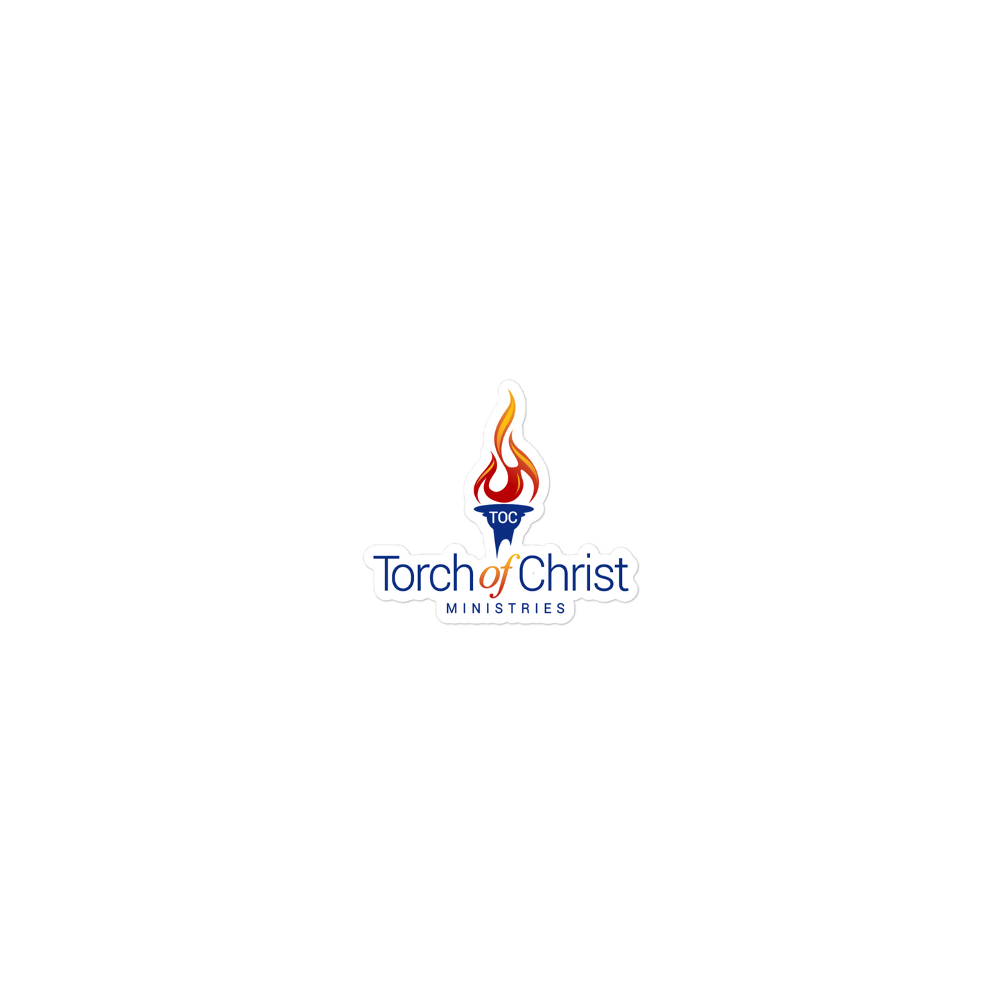 Torch Logo — Kiss-Cut Stickers — alternate product view 7