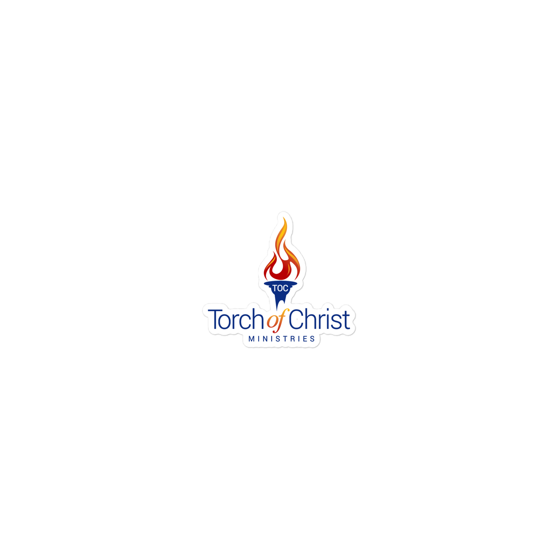 Torch Logo — Kiss-Cut Stickers — alternate product view 7