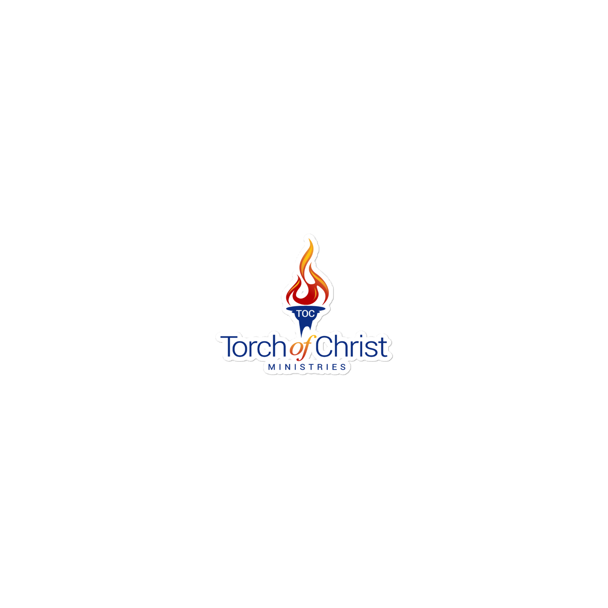 Torch Logo — Kiss-Cut Stickers — alternate product view 4