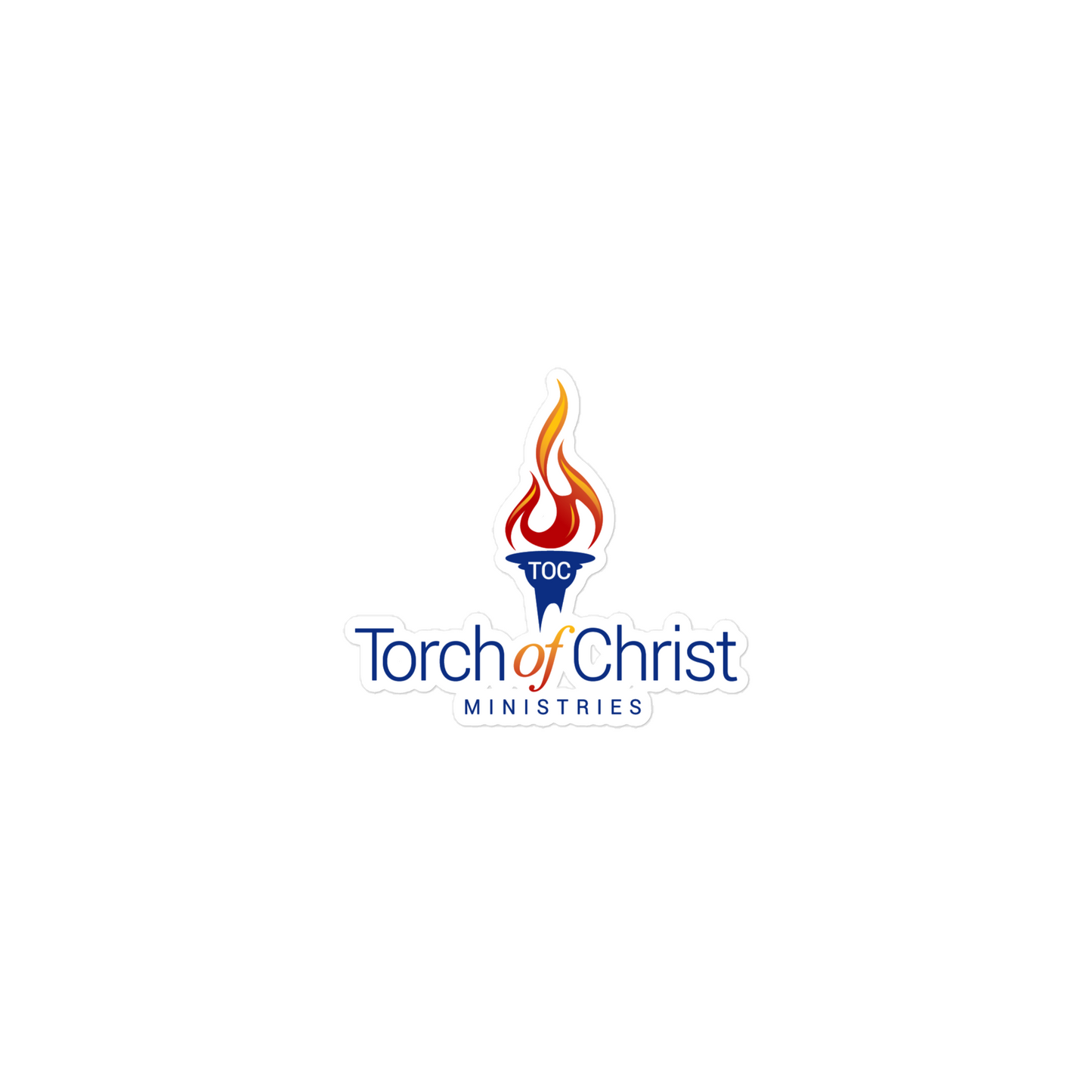 Torch Logo — Kiss-Cut Stickers — alternate product view 8