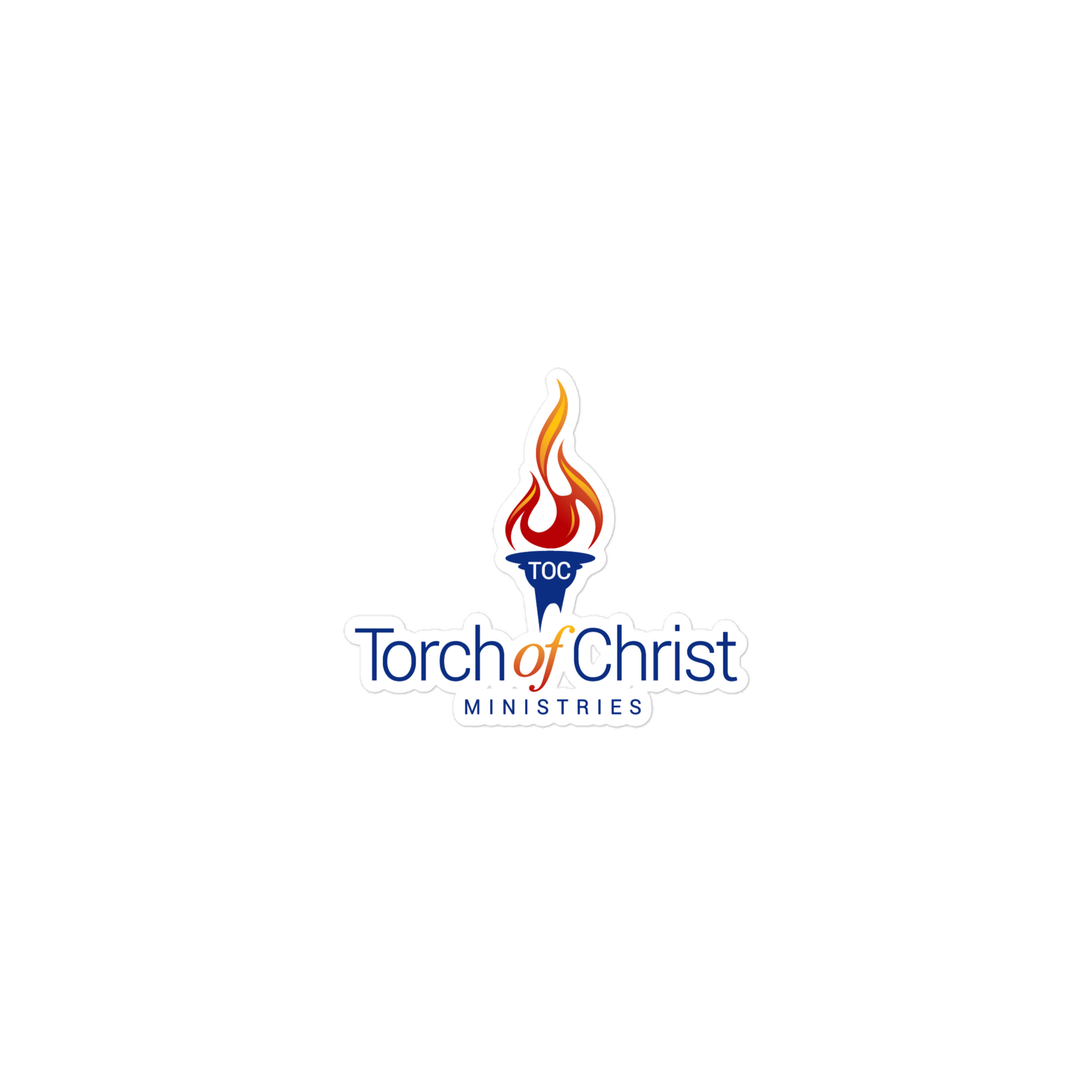 Torch Logo — Kiss-Cut Stickers — alternate product view 8
