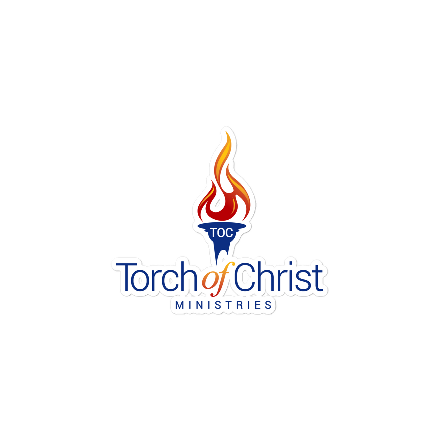 Torch Logo — Kiss-Cut Stickers — alternate product view 10