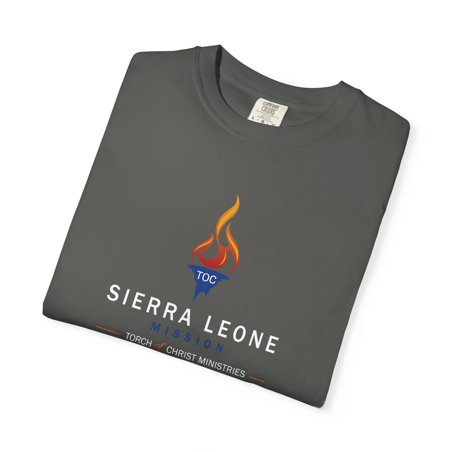 Sierra Leone Mission — Light to the Nations Tee (Comfort Colors)