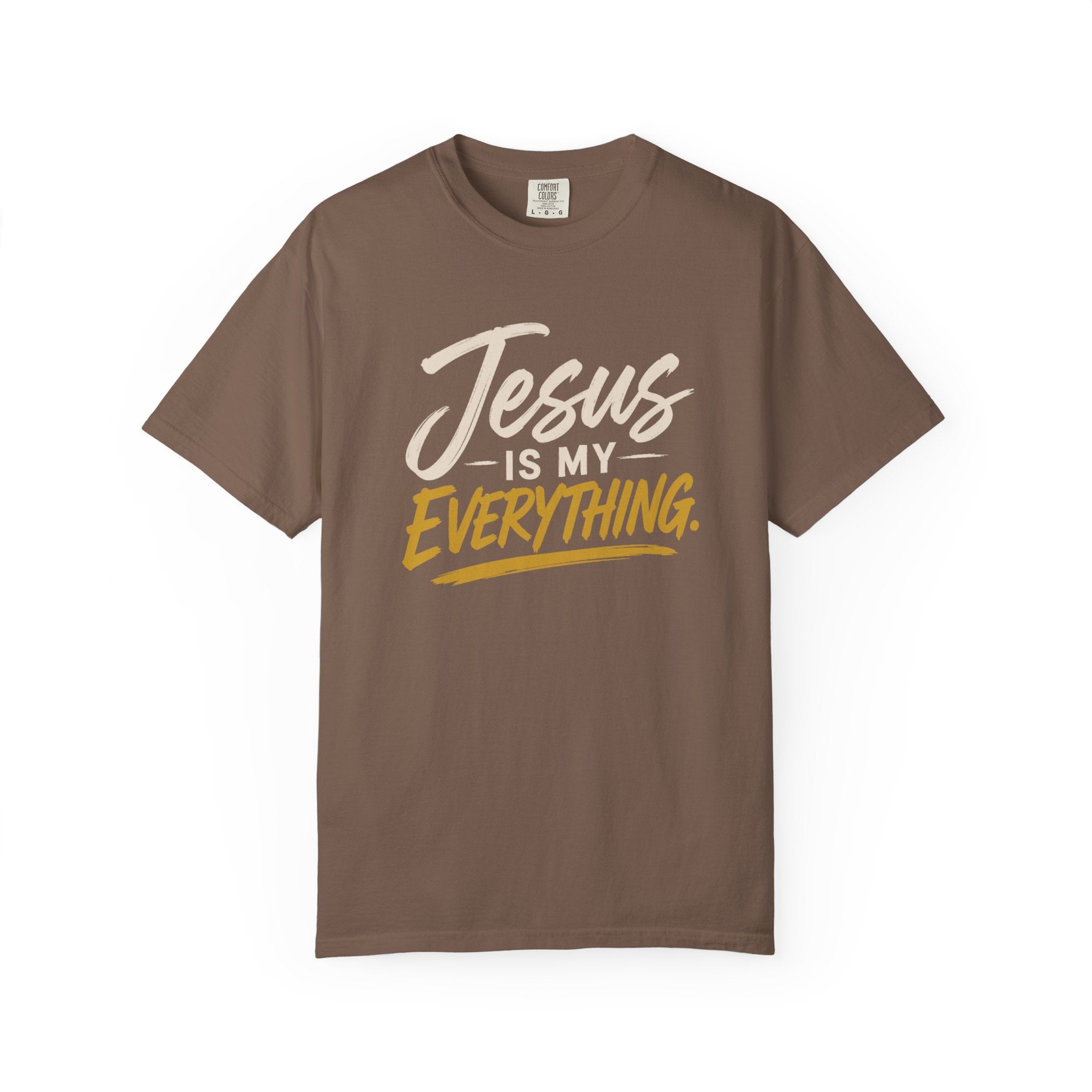 Jesus Is My Everything – Script Tee (Comfort Colors) – product image 2