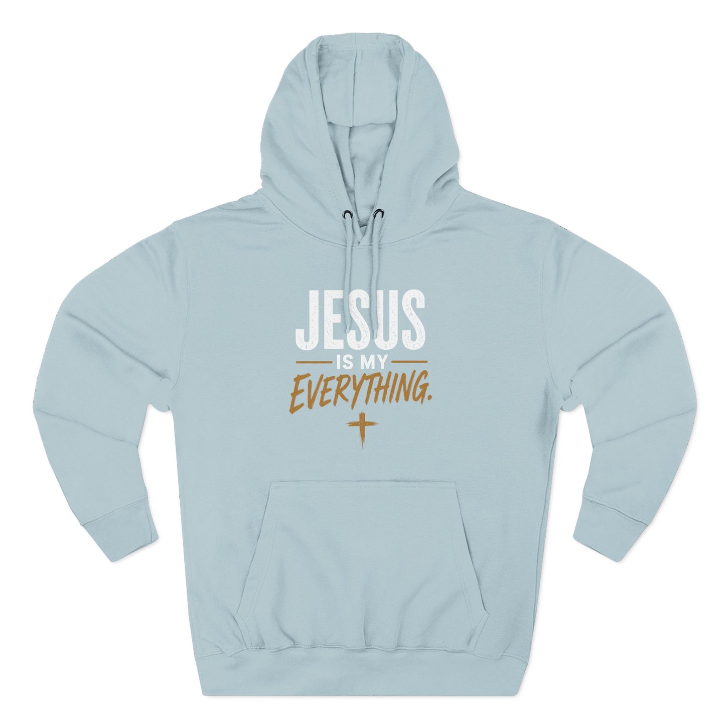 Jesus Is My Everything – Stacked Fleece Hoodie, Deep Palette (Lane Seven) – product image 4