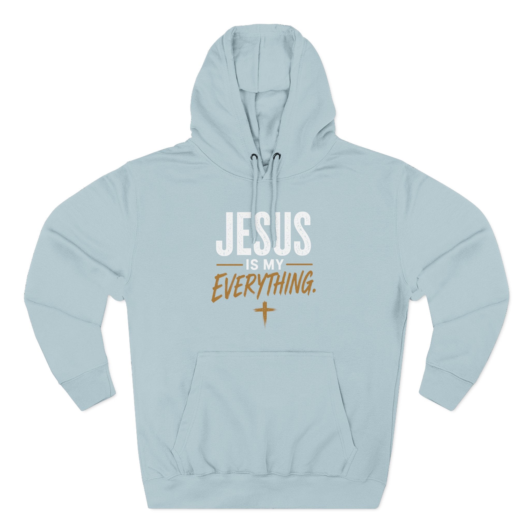 Jesus Is My Everything – Stacked Fleece Hoodie, Deep Palette (Lane Seven) – product image 4