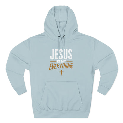 Jesus Is My Everything – Stacked Fleece Hoodie, Deep Palette (Lane Seven) – product image 4