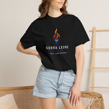 Sierra Leone Mission — Light to the Nations Tee (Comfort Colors)