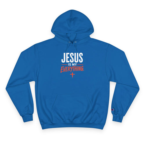 Jesus Is My Everything – Brush Ember Champion Hoodie – product image 2