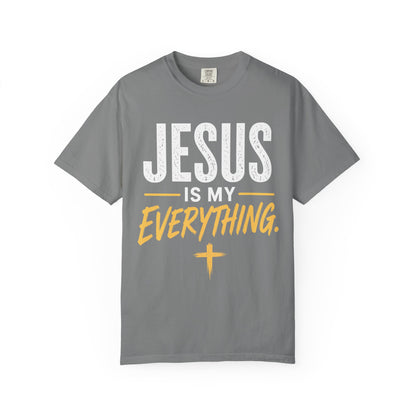 Jesus Is My Everything – Stacked Tee, Deep Palette (Comfort Colors) – product image 12