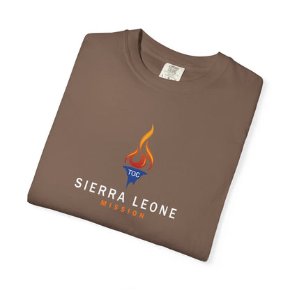Sierra Leone Mission — Torch Emblem Tee (Comfort Colors)