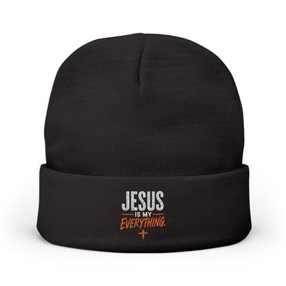 Jesus Is My Everything – Embroidered Beanie – product image 2