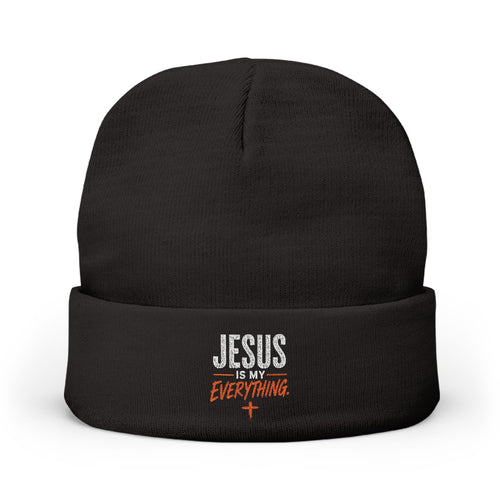 Jesus Is My Everything – Embroidered Beanie – product image 2