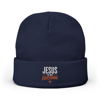Jesus Is My Everything – Embroidered Beanie – product image 1