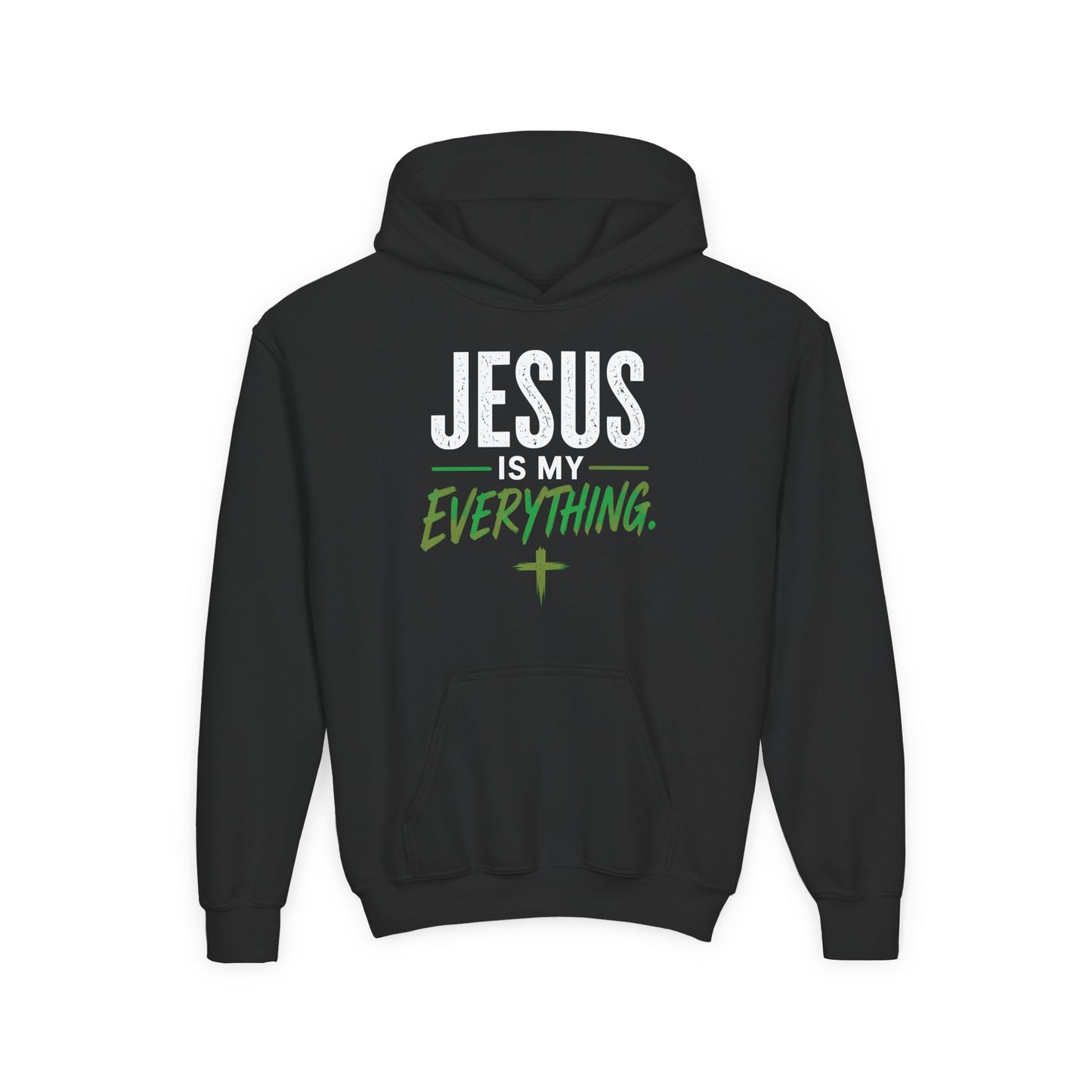 Jesus Is My Everything – Stacked Youth Hoodie – product image 5