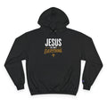 Jesus Is My Everything – Brush Gold Champion Hoodie – product image 3
