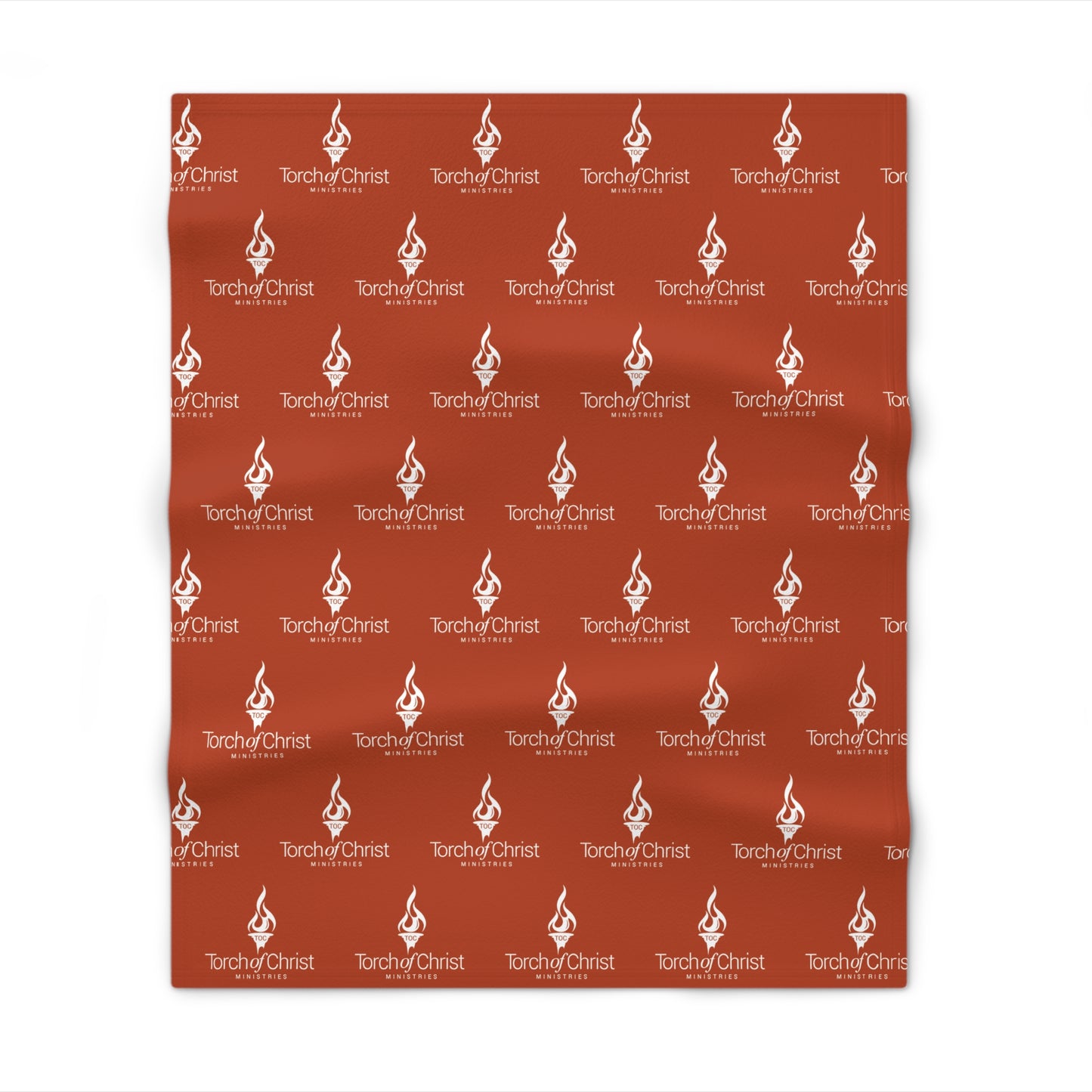 Torch Logo – Patterned Throw Blanket – product image 2