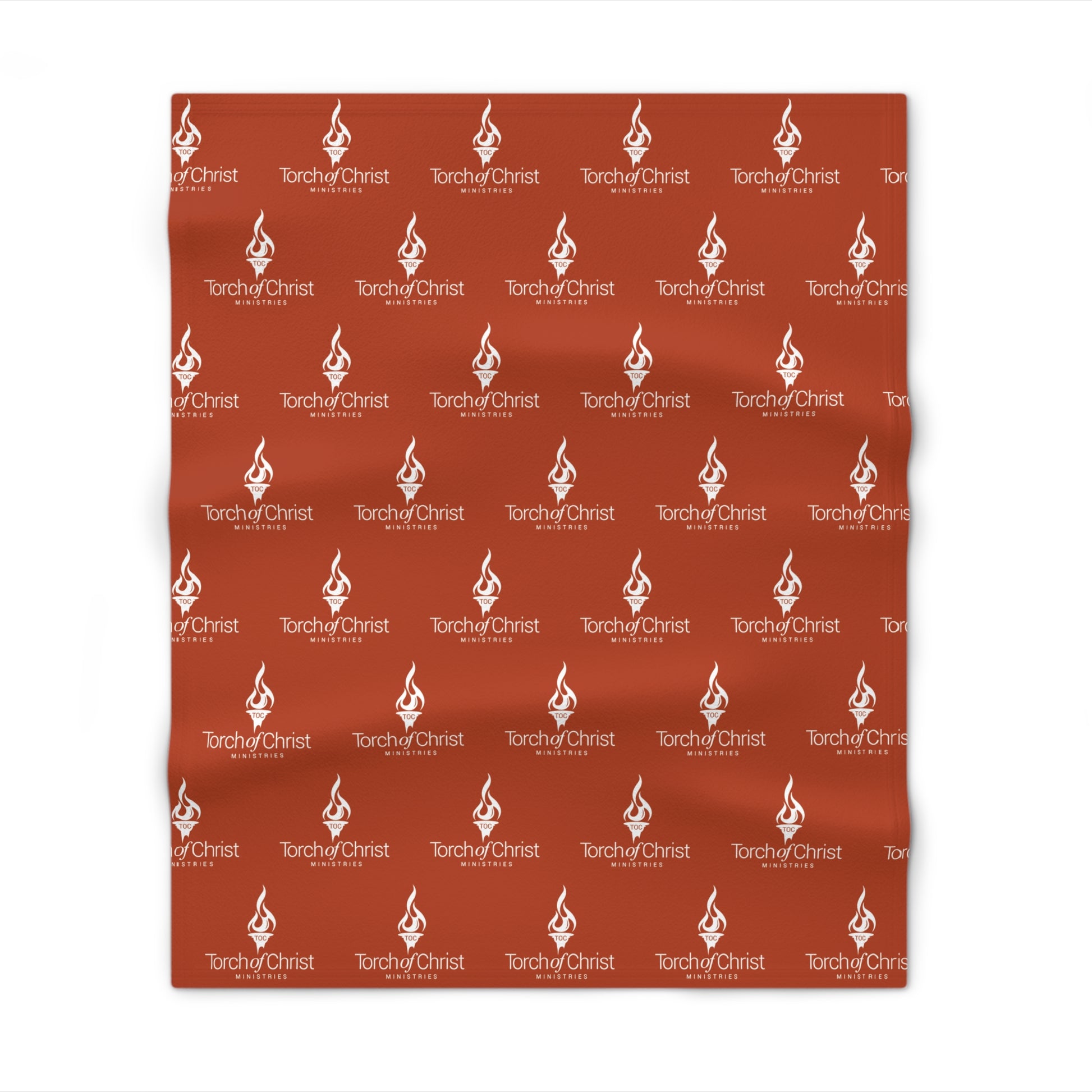 Torch Logo – Patterned Throw Blanket – product image 2