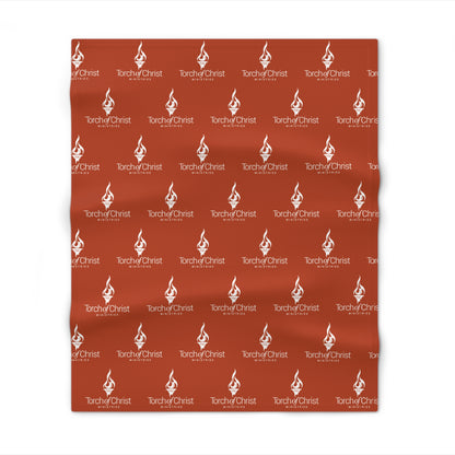 Torch Logo – Patterned Throw Blanket – product image 2