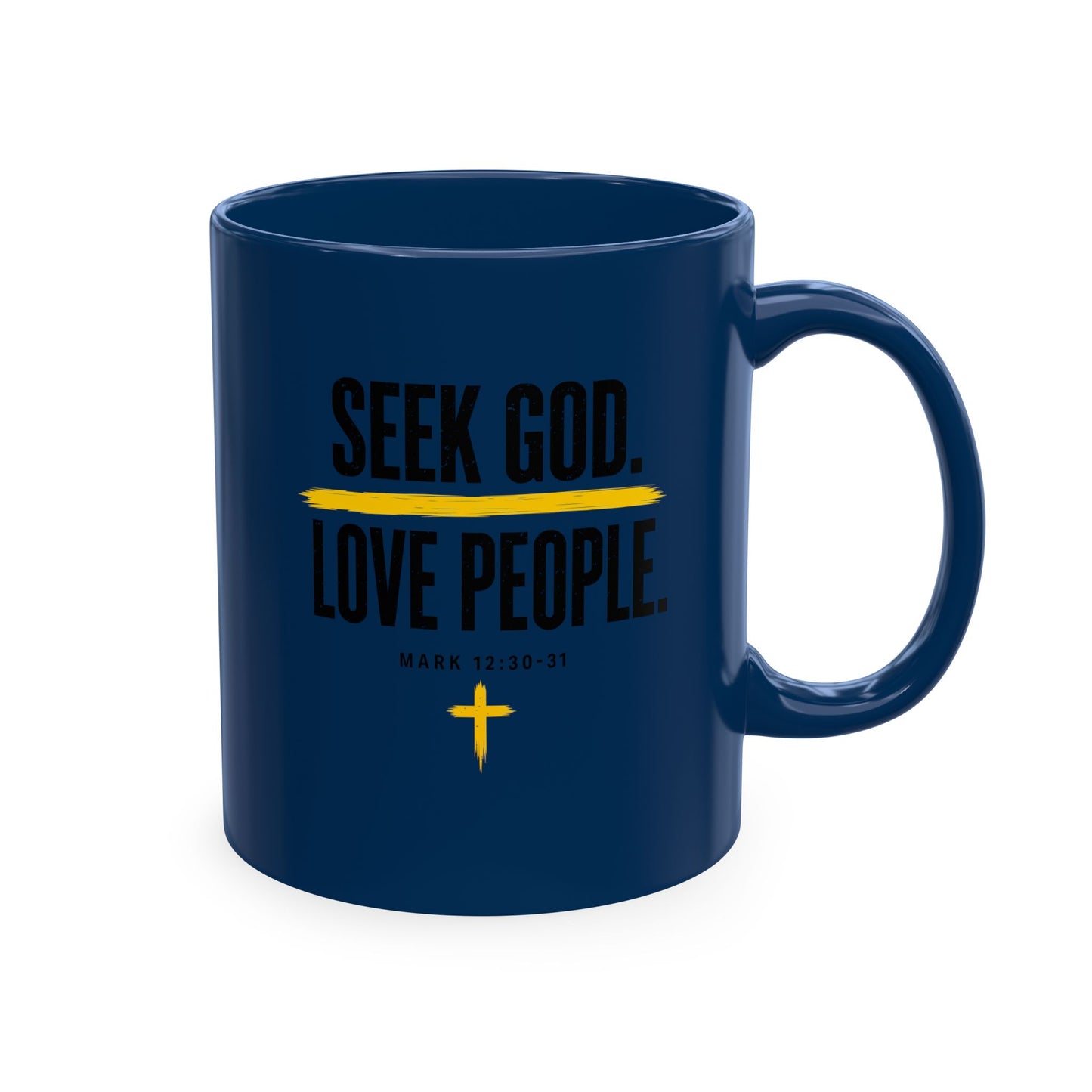 Seek God. Love People. – Stacked Color Mug – product image 14