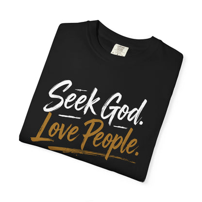 Seek God. Love People. – Script Tee (Comfort Colors) – product image 10