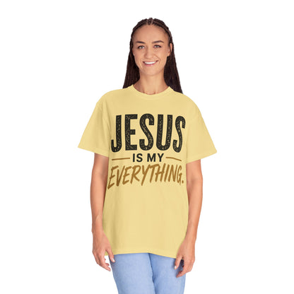 Jesus Is My Everything – Stacked Tee, Light Palette (Comfort Colors) – product image 7