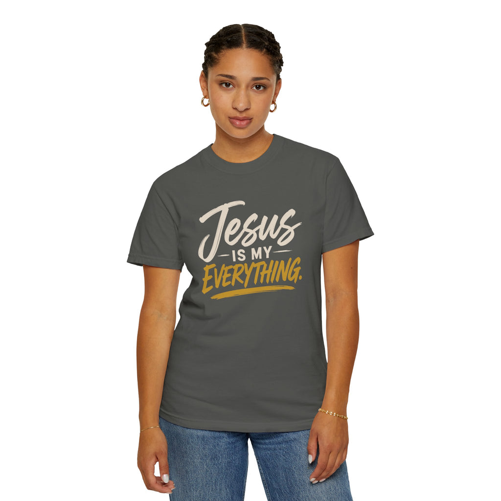 Jesus Is My Everything – Script Tee (Comfort Colors) – product image 10