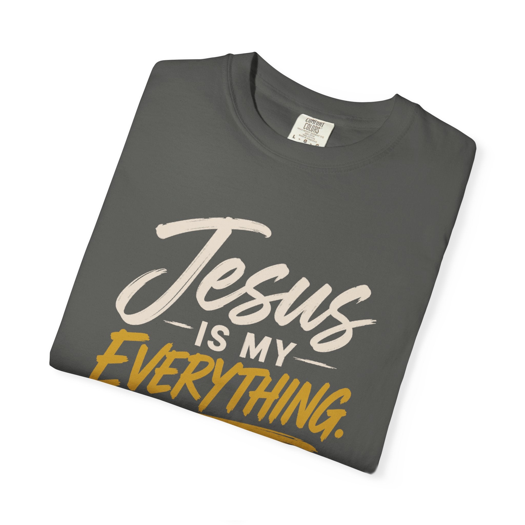 Jesus Is My Everything – Script Tee (Comfort Colors) – product image 9