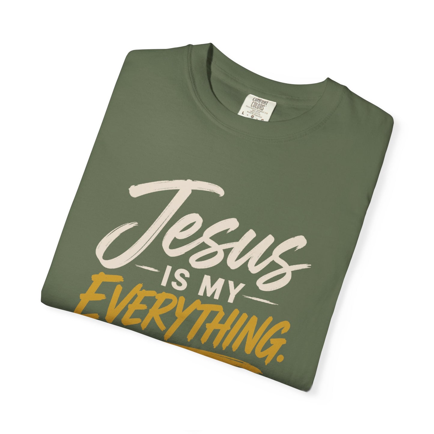 Jesus Is My Everything – Script Tee (Comfort Colors) – product image 12
